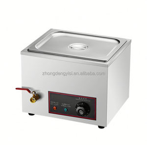 Commercial Electric Countertop Bain Marie Food Warmer Stainless Steel Catering <b>Equipment</b> Lid Tap Dough Mixer for Fruit - Product Image 1