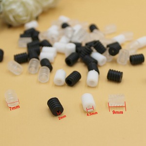 Mềm Dây ổ khóa Silicone <span class=keywords><strong>toggles</strong></span> Stopper dây rút ban nhạc đàn hồi điều chỉnh khóa dây dây khóa - Product Image 4