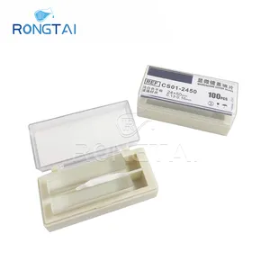 RONGTAI Medical Laboratory Consumables Manufacturers Foraminifera Microscope Slides China 18X18mm Cover Glass