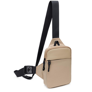 <b>Black</b> <b>Mini</b> Sling <b>Bag</b> Waterproof Crossbody Chest <b>Bag</b> Adjustable Strap Anti Theft for Travel Hiking Daily Use - Product Image 5