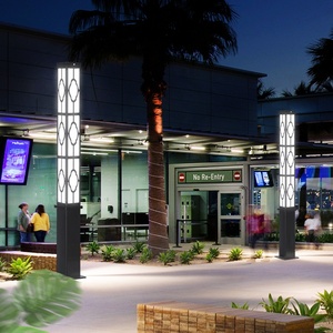 ไฟสวนชุมชนสำหรับตกแต่งภูมิทัศน์แบบสี่เหลี่ยมโคมไฟเสาไฟสำหรับตกแต่งโซนทางเดินพลาซ่า - Product Image 2