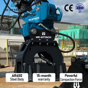 Compacteur à plaques vibrantes We-Attach 11-16T pour excavatrices, avec roulement à fort impact de <span class=keywords><strong>700</strong></span> kg, débit stable, moteur et boîte de vitesses 15 % plus puissants, garantie 1 an - Product Image 1