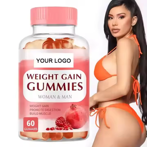 Gomitas de aumento de peso de etiqueta privada Suplemento de vitaminas naturales eficaces Mejora el cuidado del apetito - Product Image 1