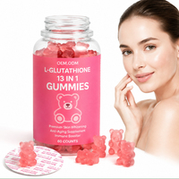 Gummies OEM/ODM L-Glutathion 13-en-1 au Collagène Marin et Vitamine C – Mélange de 13 Multivitamines pour une Peau Éclatante – Compléments Alimentaires à Base de Plantes