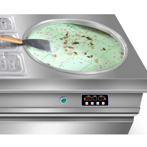 QDMECH Machine à rouleaux de crème glacée frite portable et compacte, <span class=keywords><strong>pour</strong></span> crème glacée congelée - Product Image 3