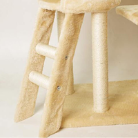 Arbre à chat multifonctionnel 4 niveaux en corde de sisal écologique, design moderne de luxe, idéal pour toutes les saisons – Vente chaude