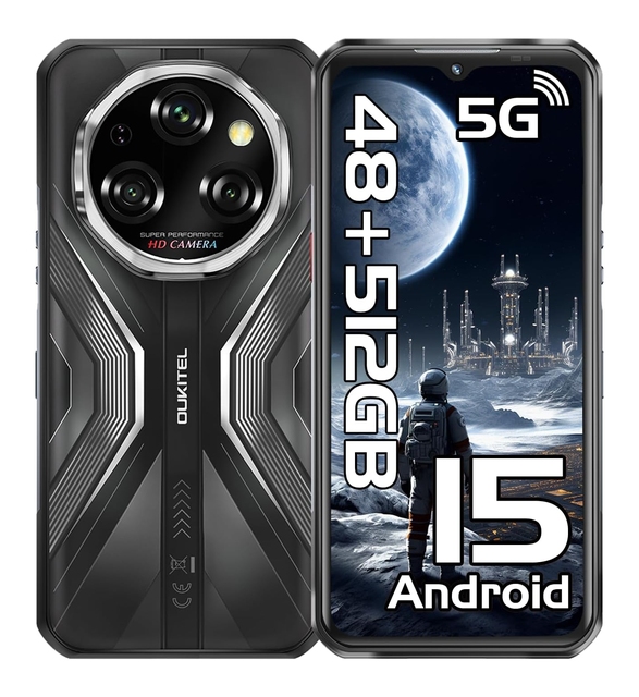 Oukitel WP55 Pro 6.6" FHD+ 120Hz 16GB 512GB 32MP+108MP+8MP Camera 11000mAh 33W Fast Charger Android 15 5G Rugged Smart Phone