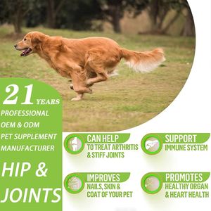 Vente en gros de supplément musculaire pour chien de marque privée <span class=keywords><strong>Bully</strong></span> Supplément musculaire pour chien naturel à mâcher pour les hanches et les articulations pour chien - Product Image 2