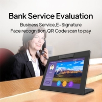 Yeni Ucuz 10.1 İnç Masaüstü RK3128 Dört Çekirdekli L Tipi POS Tablet 1G+16G RAM/ROM WiFi POE NFC ile 1 Yıl Garantili