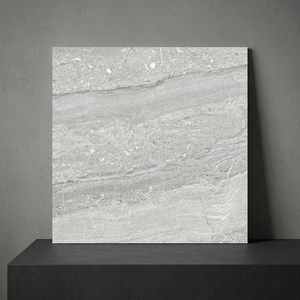 Dyna Griss 600x600mm Glossy Polished Porcelanato Tiles Grey Marble Effect Floor <b>Wall</b> Design 60x60cm - Product Image 1
