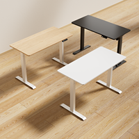 Bureau debout électrique ergonomique à moteur unique, réglable en hauteur, pour ordinateur de bureau – Prix usine