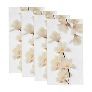 Serviettes <span class=keywords><strong>de</strong></span> <span class=keywords><strong>table</strong></span> jetables en papier 3 plis, fleurs <span class=keywords><strong>de</strong></span> printemps, fleurs <span class=keywords><strong>de</strong></span> magnolia blanches, pour <span class=keywords><strong>mariage</strong></span>, nouveau produit OEM - Product Image 4