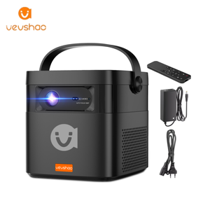 <span class=keywords><strong>Projecteur</strong></span> DLP portable VEVSHAO V50 1080P 2 Go de RAM Prêt pour la 3D Haut-parleurs intégrés Alimenté par batterie LCD Android Utilisation à domicile Chambre à coucher - Product Image 2