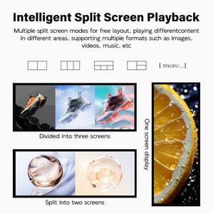 Tùy chỉnh siêu rộng kéo dài thanh LCD kỹ thuật số máy nghe nhạc quảng cáo hiển thị fscreen OEM - Product Image 4
