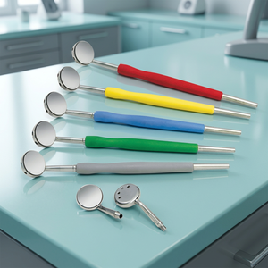 Espejo Dental Manual de Acero, Instrumento Quirúrgico de Succión Bucal - Product Image 3
