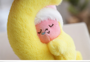 Llavero de Oso de Peluche Super Suave con Colgante de Burbuja Mart Star, Muñeco de Juguete con Relleno de Algodón PP, Bolsa de Luna, Muñeco de Trapo - Product Image 2