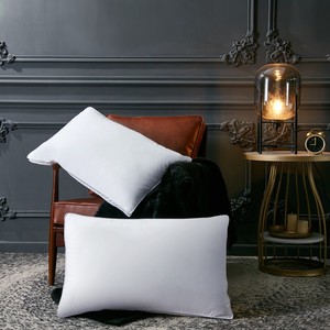 Oreiller de luxe en coton doux et moelleux, alternative au duvet, pour hôtels, avec inserts en plumes et duvet, pour massage du visage – Meilleure vente - Product Image 1