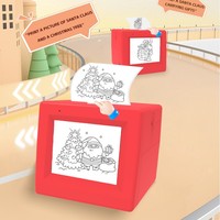 Printer Mini Saku Termal Antarmuka USB 57mm Resolusi Tinggi, Pembangkit Kalimat Satu-Frase AI Baru Lintas Batas, Stok 1200mAh