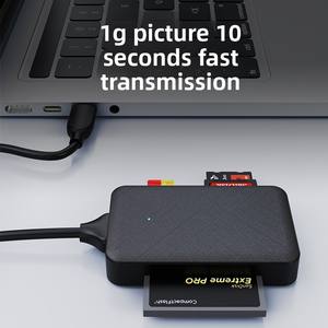 Nouveau multifonctionnel USB 3.0 Type C 4 en 1 <span class=keywords><strong>SD</strong></span> TF CF MS <span class=keywords><strong>adaptateur</strong></span> de <span class=keywords><strong>carte</strong></span> <span class=keywords><strong>Flash</strong></span> <span class=keywords><strong>Compact</strong></span> pour ordinateur portable 5Gbps mémoire lecteur de <span class=keywords><strong>carte</strong></span> à puce - Product Image 4