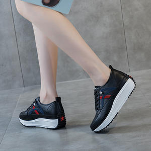 Zapatos de Plataforma con Suela Gruesa y Antideslizante de Moda, de Alta Calidad, con Amortiguación Ligera, Zapatos Casuales para Caminar para Mujer - Product Image 4