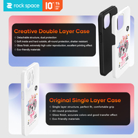 Machine d'impression 3D pour coques de téléphone Rock Space, machine d'impression par sublimation DIY pour coques de téléphone portable pour iPhone Samsung