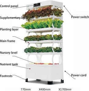 Système de culture d'armoire pour plantes d'intérieur hydroponiques intelligentes Boîtes de culture pour fraises Système hidroponique pour jardin - Product Image 4