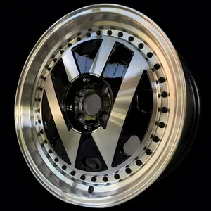 15X6.5 16X7 17X7.5 8*100/112 Velg Mewah Perunggu 15 Inci Mags 4 5 8 Lubang