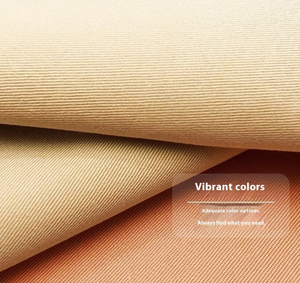 200gsm Chất Lượng Cao Mật Độ Cao Tốt <span class=keywords><strong>Twill</strong></span> Cát Rửa Sạch Mật Độ Cao Vải 100% Cotton Dệt Vải Quần Áo Áo Sơ Mi Quần - Product Image 5