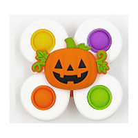 Anneau de dentition en silicone pour bébé, motif monstre d'Halloween, sans BPA, qualité alimentaire, 0-12 mois, personnalisable