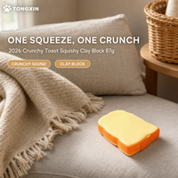 Jouet Squishy Croustillant Anti-Stress pour Adultes, Lot en Gros de Jouets Fidget TONGXIN