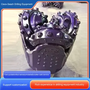 Inserto per punta da trapano in acciaio a tre denti con fornitura diretta di fabbrica per perforazione di pozzi nelle operazioni minerarie - Product Image 6