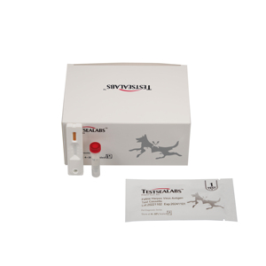 Testseabs 한 단계 수의학 FHV Ag 키트 FVR 고양이 광견병 동물 급속 테스트 키트 동물 용 카세트 - Product Image 6
