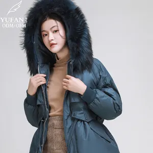 Veste et manteau de luxe en duvet de fourrure pour femme, classique, grande taille, personnalisé, nouvelle collection automne hiver