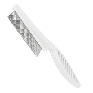 Peine de Acero Inoxidable para Mascotas (Perros y Gatos) - Elimina Nudos, Manchas de Lágrimas y Piojos, Diseño de Dientes Anchos y Densos, Limpieza y Aseo del Pelo de Mascotas - Product Image 4