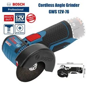 Meuleuse d'angle sans fil <span class=keywords><strong>Bosch</strong></span> GWS 12V-76 Professional 12V, rechargeable, portable, avec poignée, machine à découper, outils électriques - Product Image 1