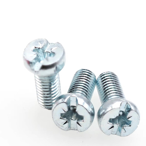 Qd Thượng Hải Phẳng Kẽm Thép Metric Máy Vít <span class=keywords><strong>M5x10</strong></span> Lớp 8.8 10Mm Chiều Dài Cho Thiết Bị Điện - Product Image 5