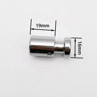 Aluminium Alloy Wall Standoff Mounts 16*19 Glass Holder with Chromed Plated Advertising Clip for Sign Displays Fasteners Product
