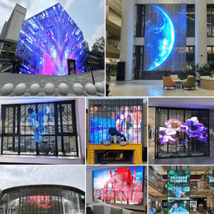 จอแสดงผล LED แบบโปร่งใสสีเต็มรูปแบบสำหรับใช้งานภายในอาคาร ความสว่างสูง <span class=keywords><strong>9000cd</strong></span>/m² ขนาดโมดูล 250x250 มม. อายุการใช้งาน 3-5 ปี - Product Image 4