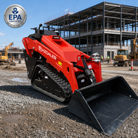 Mini-chargeuse sur chenilles Yanmar, poids opérationnel 1892 kg, levage vertical, chargeuse compacte pour usage agricole