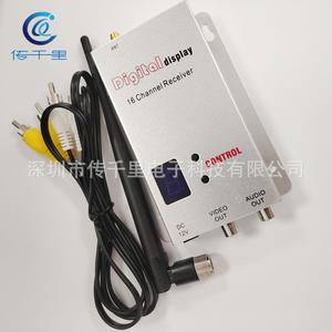 Récepteur vidéo sans fil 1,2 GHz 16 canaux avec affichage numérique pour transmission d'images FPV pour la surveillance et la surveillance des caméras IP - Product Image 4