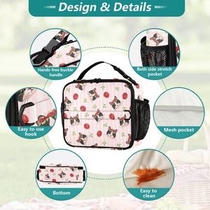 Top Quality Customs logo Thermal Insulated Lunch Box Portable Tote Cooler Bag for Travel Picnic - Product Image 3