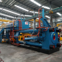 Presse d'extrusion CNC Hengda à course courte 1250T 230Kw pour profilés solaires en aluminium, avec profilé de référence fixe de 135 mm