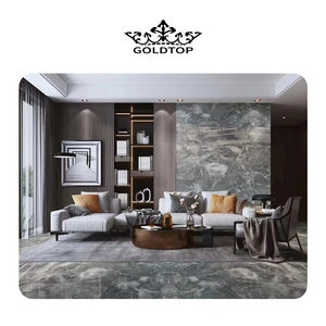 Dalle de marbre gris Goldtop Florence Surface polie Pierre naturelle haut de gamme pour la décoration de murs et de sols d'intérieur à la maison - Product Image 5