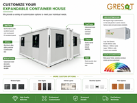 Petite maison conteneur extensible moderne et respirante, préfabriquée, installation instantanée, portable pour événements/centres commerciaux, prête à être expédiée, personnalisable