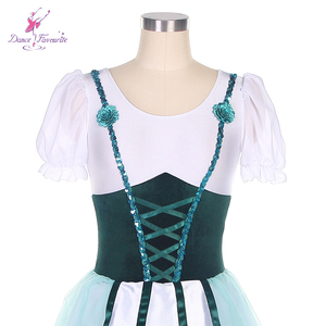 <span class=keywords><strong>Tutu</strong></span> de ballet à manches courtes spandex <span class=keywords><strong>blanc</strong></span> avec couches de <span class=keywords><strong>tulle</strong></span> doux vert <span class=keywords><strong>tutu</strong></span> long <span class=keywords><strong>tutu</strong></span> de danse de ballet 19826 - Product Image 5