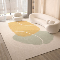 Tapis de salon de luxe léger, texture haut de gamme, tapis élégants pour la décoration intérieure de la maison