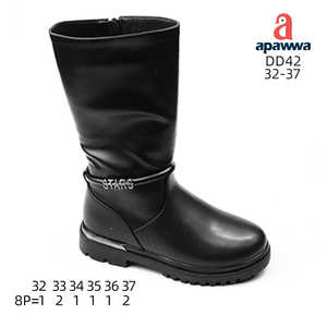 อาโปววา DD42 สีดำ ไซส์ 32-37 - Product Image 1