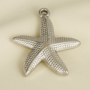 Ciondoli a Forma di Stella Marina in Stile Lusso, Placcati in <span class=keywords><strong>Oro</strong></span> 18K, in Acciaio Inossidabile, Accessori per Collane Fai-da-Te, Gioielli alla Moda - Product Image 2