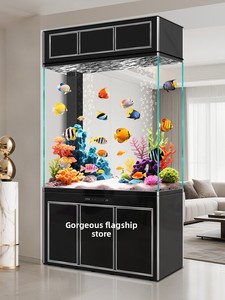 <span class=keywords><strong>Aquarium</strong></span> im Bildschirm-Stil: Modernes, integriertes, vertikales Design für Wohnzimmer und Büro – Rechteckiges Trennwand-<span class=keywords><strong>Aquarium</strong></span> - Product Image 2
