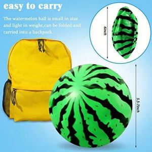 Eco Friendly 12 Inch Inflatable Watermelon Beach <b>Pool</b> Play <b>Ball</b> - Product Image 3